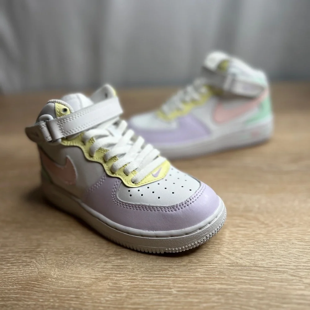 Nike Air Force 1 Mid Custom Hand Painted Sneakers